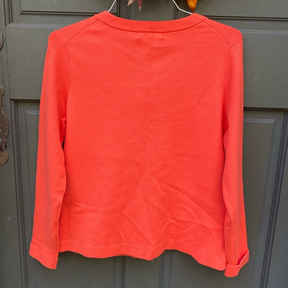 Banana Republic Sweater Lady Jacket w/Gold Buttons sz L - Picture 5 of 8